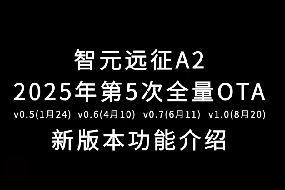 竞技联盟德州远征A2完成第五次OTA升级，迈向场景应用“全面智能体”